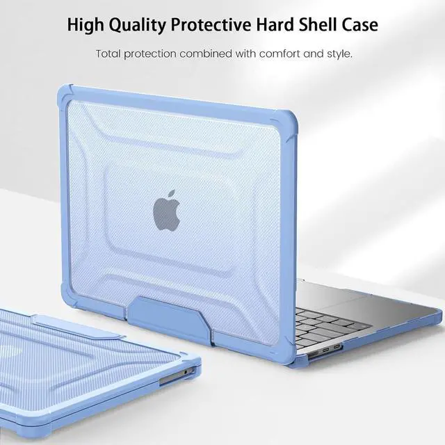 Alt view image 7 of 7 - BONAEVER Case for MacBook Pro 13 inch M2 2023 2022 2021-2016 A2338 M1 A2251 A2289 A2159 A1989 A1708 A1706, Laptop Hard Cover with Kickstand, Keyboard Skin, Screen Protector, Camera Cover USB C Adapter