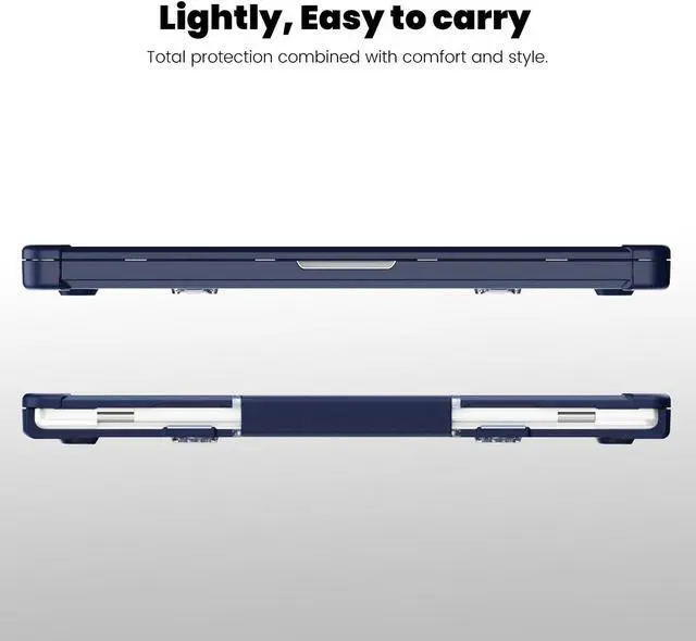 Alt view image 6 of 7 - BONAEVER Case for MacBook Pro 16 inch Case 2023 2022 2021 Release M3 A2991 M2 A2780 M1 A2485 Pro Max Chip, Laptop Hard Cover with Kickstand, Keyboard Skin, Screen Protector, Camera Cover USB C Adapter