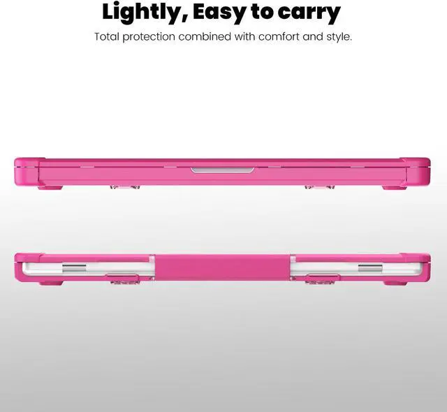 Alt view image 6 of 7 - BONAEVER Case for MacBook Pro 16 inch Case 2023 2022 2021 Release M3 A2991 M2 A2780 M1 A2485 Pro Max Chip, Laptop Hard Cover with Kickstand, Keyboard Skin, Screen Protector, Camera Cover USB C Adapter