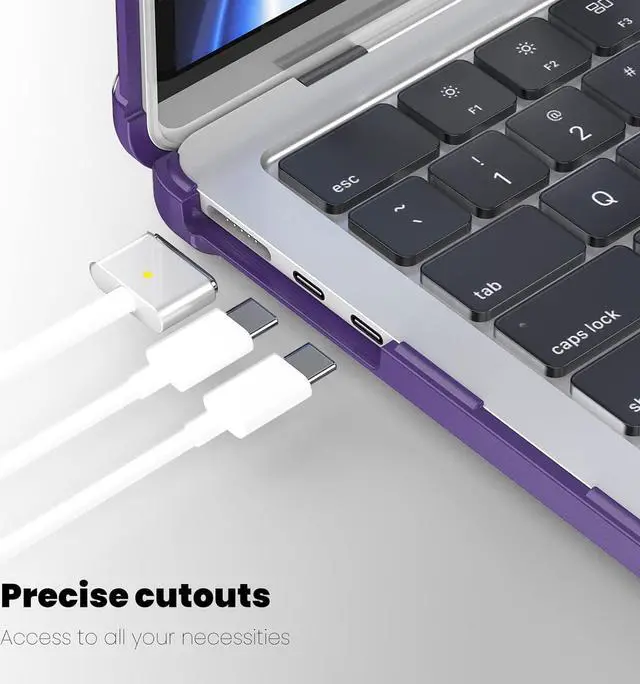 Alt view image 6 of 7 - BONAEVER Case for MacBook Pro 16 inch Case 2023 2022 2021 Release M3 A2991 M2 A2780 M1 A2485 Pro Max Chip, Laptop Hard Cover with Kickstand, Keyboard Skin, Screen Protector, Camera Cover USB C Adapter