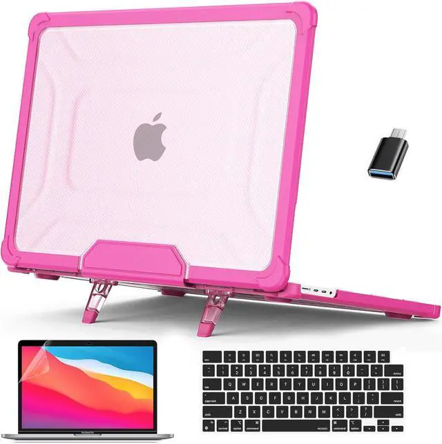 Main image of BONAEVER Case for MacBook Pro 14 inch Case 2023 2022 2021 M3 A2918 A2992 M2 A2779 M1 A2442 Pro Max Chip, Laptop Hard Cover with Kickstand, Keyboard Skin, Screen Protector, Camera Cover USB C Adapter