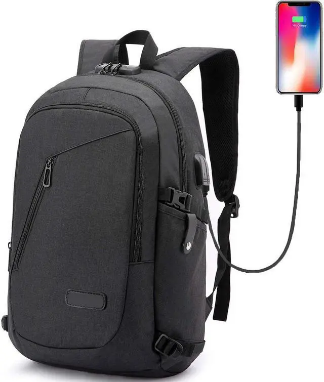 Main image of 17 Inch Business Laptop Backpack Large Travel Backpack with USB Charging Port Lightweight Anti-Theft Laptop Backpack for Men & Women