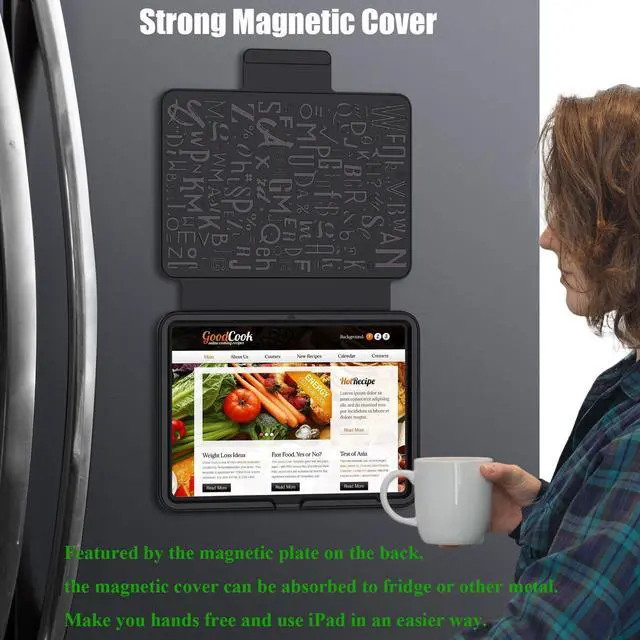 Alt view image 4 of 7 - BONAEVER Case For iPad (A16) 11th Generation 11 Inch 2025, iPad 10th Generation 10.9 inch 2022, Smart Magnetic Auto Sleep Shockproof Cover with Absorbing Multi-Angles Stand, Pen Holder, Card Slot