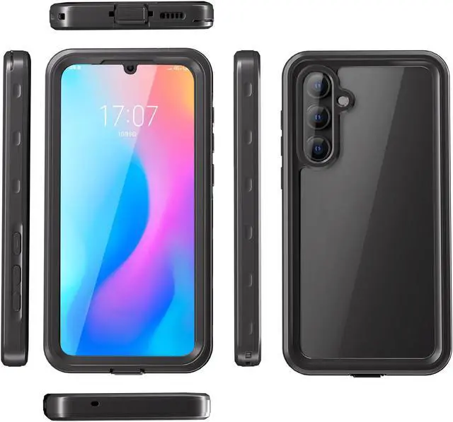 Alt view image 5 of 7 - BONAEVER For Samsung Galaxy A55 5G Case Waterproof with Built-in Screen Protector [IP68 Underwater] Anti-Scratched Rugged Cover [360° Shockproof] Case for Samsung Galaxy A55 5G 6.5 inch