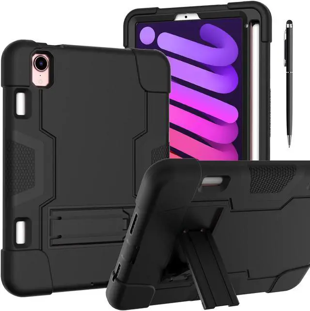Main image of Bonaever Case for iPad Mini 6 2021 with Kickstand, Heavy Duty Shockproof Protective Cover for iPad Mini 6th Generation 8.3 inch with Pencil Holder, Stylus Pen