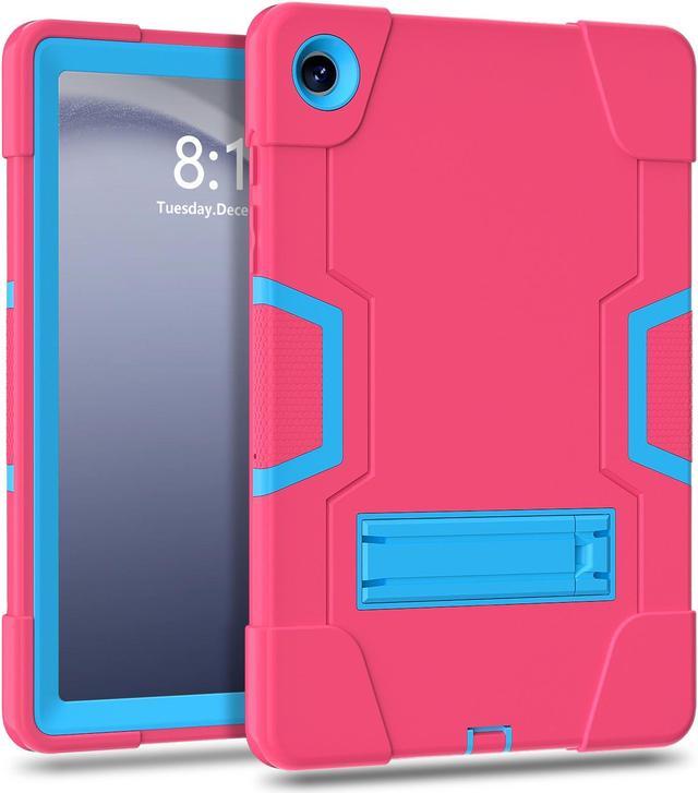 Alt view image 7 of 7 - BONAEVER Case for Samsung Galaxy Tab A9 Plus 10.9 inch 2023 Mdoel SM-X210/X216/X218 with Kickstand, Heavy Duty Shockproof Protective Cover with Stylus Pen Rose Red