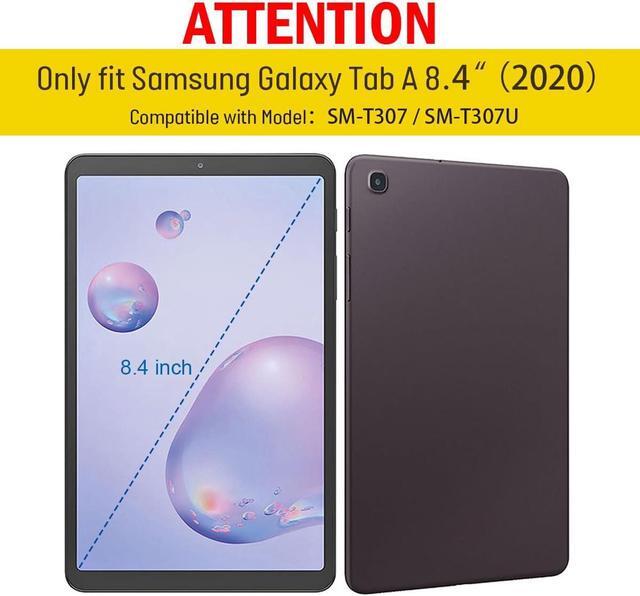 Alt view image 2 of 7 - BONAEVER Case for Samsung Galaxy Tab A 8.4 Inch 2020 Model SM-T307/SM-T307U with Kickstand, Heavy Duty Shockproof Protective Cover with Stylus Pen