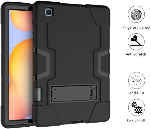 Alt view image 5 of 7 - BONAEVER Case for Samsung Galaxy Tab S6 Lite 10.4 Inch 2020/2022 SM-P610/P615/P613/P619 with Kickstand, Heavy Duty Shockproof Protective Cover with Pencil Holder, Stylus Pen