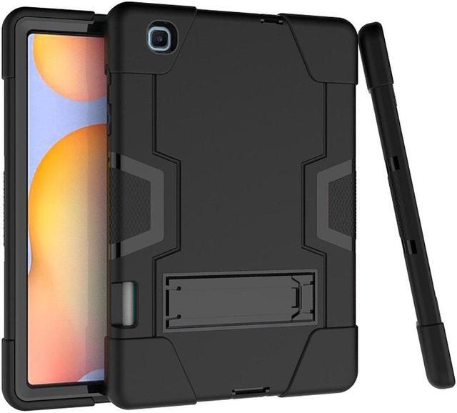 Alt view image 6 of 7 - BONAEVER Case for Samsung Galaxy Tab S6 Lite 10.4 Inch 2020/2022 SM-P610/P615/P613/P619 with Kickstand, Heavy Duty Shockproof Protective Cover with Pencil Holder, Stylus Pen