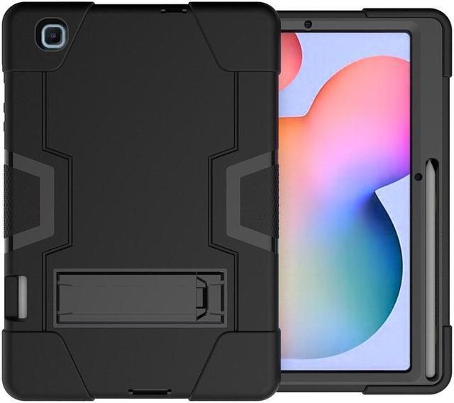 Alt view image 7 of 7 - BONAEVER Case for Samsung Galaxy Tab S6 Lite 10.4 Inch 2020/2022 SM-P610/P615/P613/P619 with Kickstand, Heavy Duty Shockproof Protective Cover with Pencil Holder, Stylus Pen