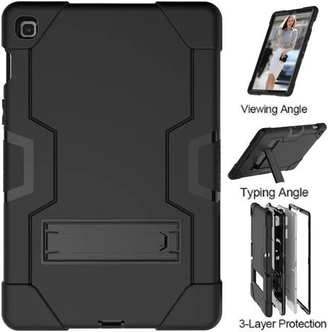 Alt view image 2 of 7 - BONAEVER Case for Samsung Galaxy Tab S5e 10.5 inch 2019 SM-T720/T725/T727 with Kickstand, Heavy Duty Shockproof Protective Cover with Stylus Pen