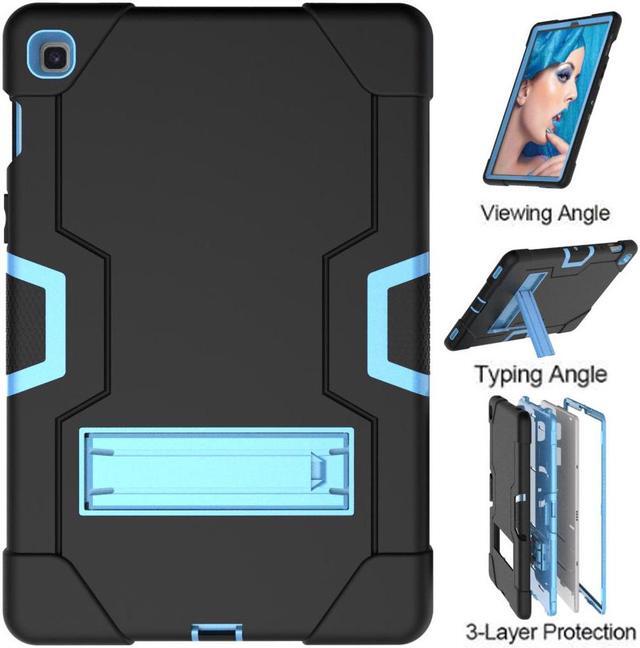 Alt view image 2 of 7 - BONAEVER Case for Samsung Galaxy Tab S5e 10.5 inch 2019 SM-T720/T725/T727 with Kickstand, Heavy Duty Shockproof Protective Cover with Stylus Pen Blue
