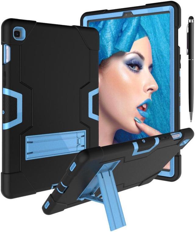 Main image of BONAEVER Case for Samsung Galaxy Tab S5e 10.5 inch 2019 SM-T720/T725/T727 with Kickstand, Heavy Duty Shockproof Protective Cover with Stylus Pen Blue