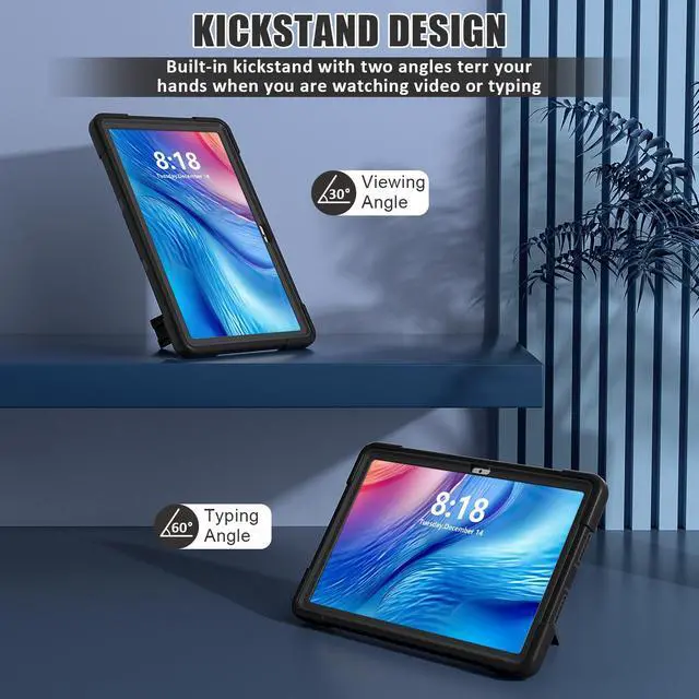 Alt view image 2 of 7 - BONAEVER Case for Huawei MatePad SE 10.4 inch 2023 with Kickstand, Heavy Duty Shockproof Protective Cover with Stylus Pen