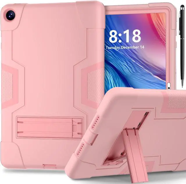 Main image of BONAEVER Case for Huawei MatePad SE 10.4 inch 2023 with Kickstand, Heavy Duty Shockproof Protective Cover with Stylus Pen Rose Gold