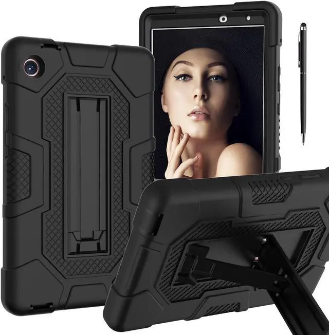 Main image of BONAEVER Case for Huawei MatePad T8 8 Inch 2020 with Kickstand, Heavy Duty Shockproof Protective Cover with Stylus Pen