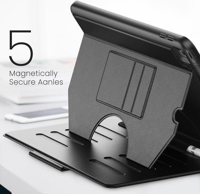 Alt view image 3 of 7 - BONAEVER Case For iPad 9th/8th/7th Generation 10.2 inch 2021 2020 2019, iPad Air 3rd Gen, Pro 10.5 inch, Smart Magnetic Auto Sleep Shockproof Cover with Multi-Angles Stand, Pen Holder, Card Slot
