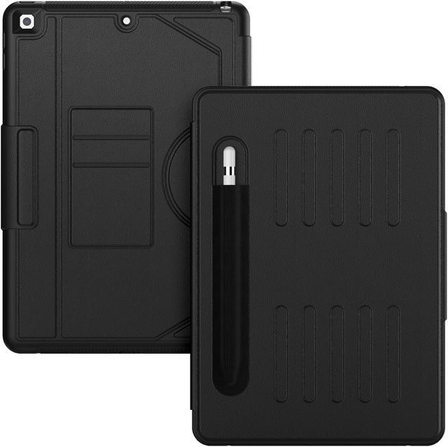Alt view image 6 of 7 - BONAEVER Case For iPad 9th/8th/7th Generation 10.2 inch 2021 2020 2019, iPad Air 3rd Gen, Pro 10.5 inch, Smart Magnetic Auto Sleep Shockproof Cover with Multi-Angles Stand, Pen Holder, Card Slot
