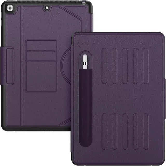 Alt view image 6 of 7 - BONAEVER Case For iPad 9th/8th/7th Generation 10.2 inch 2021 2020 2019, iPad Air 3rd Gen, Pro 10.5 inch, Smart Magnetic Auto Sleep Shockproof Cover with Multi-Angles Stand, Pen Holder, Card Slot