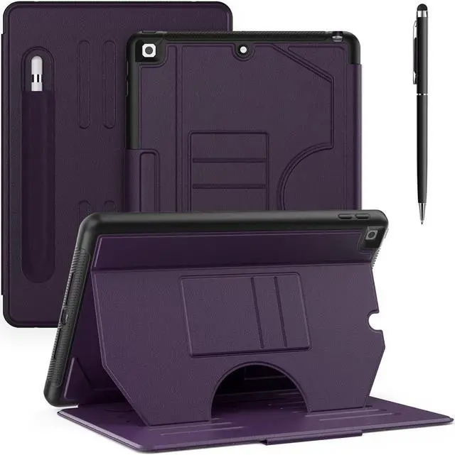 Main image of BONAEVER Case For iPad 9th/8th/7th Generation 10.2 inch 2021 2020 2019, iPad Air 3rd Gen, Pro 10.5 inch, Smart Magnetic Auto Sleep Shockproof Cover with Multi-Angles Stand, Pen Holder, Card Slot