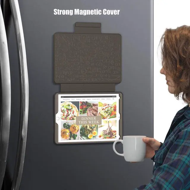 Alt view image 4 of 7 - BONAEVER Case For iPad 9.7 inch 6th/5th Generation 2018/2017, iPad Air 2 / iPad Pro 9.7, Smart Magnetic Auto Sleep Shockproof Cover with Multi-Angles Stand, Pen Holder, Card Slot Brown