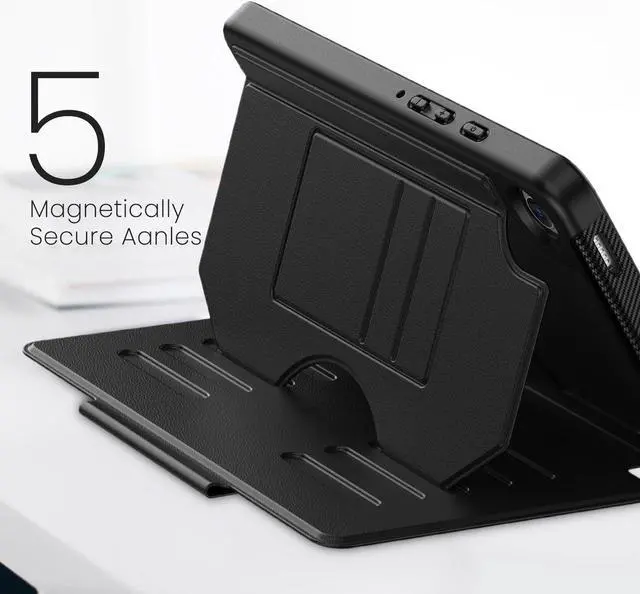 Alt view image 2 of 7 - BONAEVER Case For Samsung Galaxy Tab A9 8.7 Inch 2023 SM-X110/X115/X117, Smart Magnetic Auto Sleep Shockproof Cover with Absorbing Multi-Angles Stand, Pen Holder, Card Slot