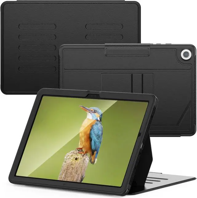 Alt view image 6 of 7 - BONAEVER Case For Samsung Galaxy Tab A9 Plus 10.9 inch 2023 Model SM-X210/X216/X218, Smart Magnetic Auto Sleep Shockproof Cover with Absorbing Multi-Angles Stand, Pen Holder, Card Slot