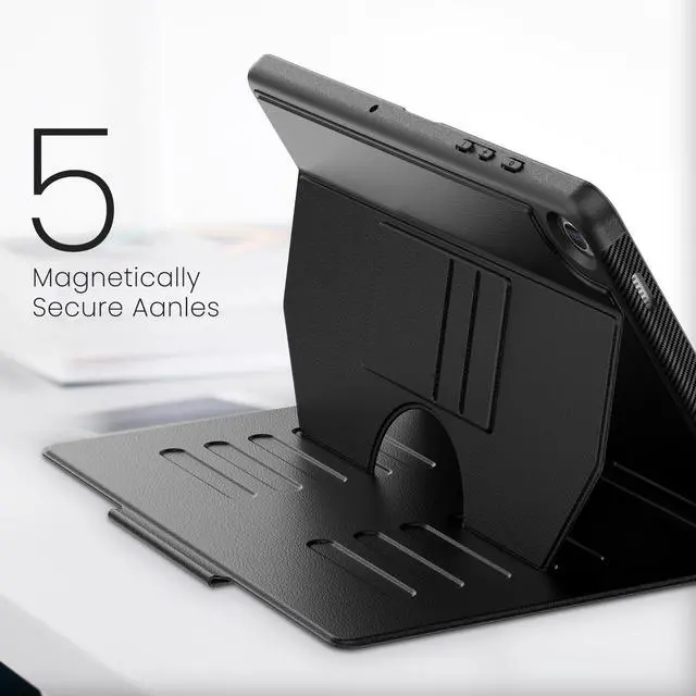 Alt view image 2 of 7 - BONAEVER Case For Samsung Galaxy Tab A9 Plus 10.9 inch 2023 Model SM-X210/X216/X218, Smart Magnetic Auto Sleep Shockproof Cover with Absorbing Multi-Angles Stand, Pen Holder, Card Slot