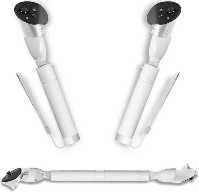 Main image of BONAEVER VR Game Handle Accessories for Meta Quest 3 Controllers, Handles Extension Grips for Playing Beat Saber Gorilla Tag Long Arms, VR Handle Attachments for Oculus Quest 3 VR Game