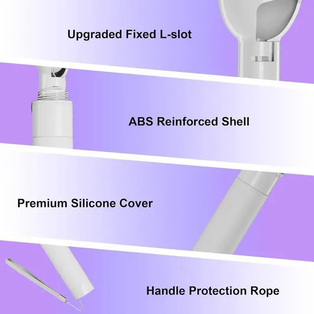 Alt view image 2 of 7 - BONAEVER VR Game Handle Accessories for Meta Quest 3 Controllers, Handles Extension Grips for Playing Beat Saber Gorilla Tag Long Arms, VR Handle Attachments for Oculus Quest 3 VR Game