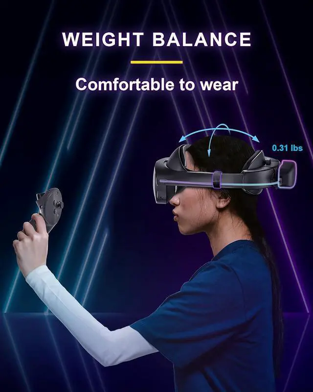 Alt view image 6 of 7 - BONAEVER Battery Pack for Meta/Oculus Quest 3/Quest Pro/Quest 2/Pico 4/Pico 4 Pro/PS VR 2, 6000mAh Portable Mini Battery Pack Replacement for Extra 3 Hours Playtime, Lightweight Design
