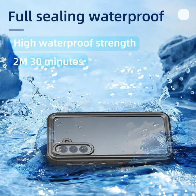 Alt view image 3 of 7 - BONAEVER For Samsung Galaxy A35 5G Case Waterproof with Built-in Screen Protector [IP68 Underwater] Anti-Scratched Rugged Cover [360° Shockproof] Case for Samsung Galaxy A35 5G 6.6 inch
