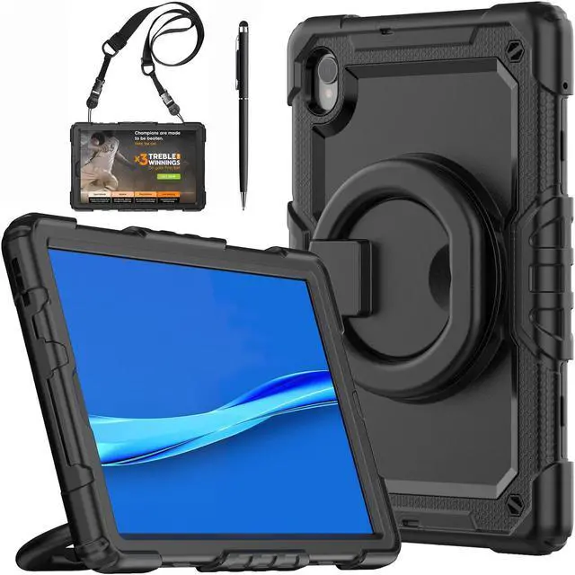 Main image of BONAEVER Case for Lenovo Tab M10 FHD Plus 10.3 inch 2nd Gen 2020 and Tab K10 2021 with Screen Protector Shockproof Protective Cover with Pen Holder Stand and Shoulder Strap Stylus Pen