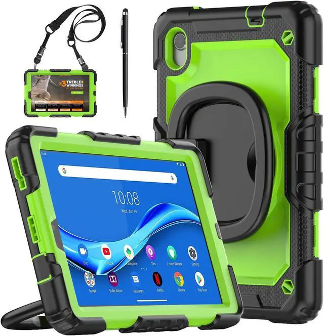Main image of BONAEVER Case for Lenovo Tab M8 HD FHD Smart 2022 2021 2020 2019 8.0 inch TB-8506FS TB-8506F TB-8505F TB-8505X TB-8505FS TB-8705F TB-8705N with Screen Protector Stylus Pen Pen Holder Shoulder Strap