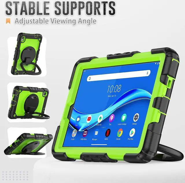 Alt view image 4 of 7 - BONAEVER Case for Lenovo Tab M8 HD FHD Smart 2022 2021 2020 2019 8.0 inch TB-8506FS TB-8506F TB-8505F TB-8505X TB-8505FS TB-8705F TB-8705N with Screen Protector Stylus Pen Pen Holder Shoulder Strap