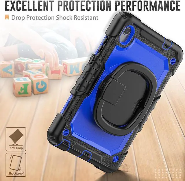 Alt view image 3 of 7 - BONAEVER Case for Lenovo Tab M8 HD FHD Smart 2022 2021 2020 2019 8.0 inch TB-8506FS TB-8506F TB-8505F TB-8505X TB-8505FS TB-8705F TB-8705N with Screen Protector Stylus Pen Pen Holder Shoulder Strap
