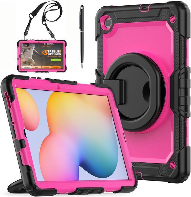 Main image of BONAEVER Case fo Samsung Galaxy Tab S6 Lite Case 2024/2022/2020 SM-P620/P625/P610/P613/P615/P619 with Screen Protector Pen Holder Shockproof Protective Cover with Stand Shoulder Strap Stylus Pen