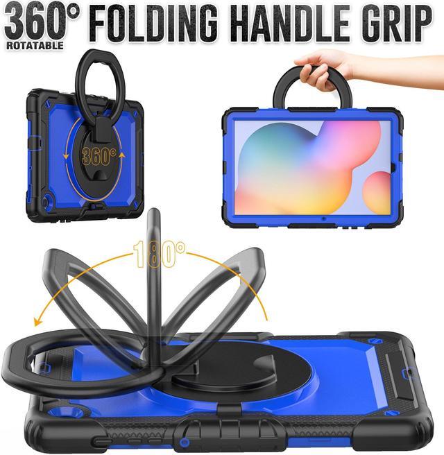 Alt view image 2 of 7 - BONAEVER Case fo Samsung Galaxy Tab S6 Lite Case 2024/2022/2020 SM-P620/P625/P610/P613/P615/P619 with Screen Protector Pen Holder Shockproof Protective Cover with Stand Shoulder Strap Stylus Pen