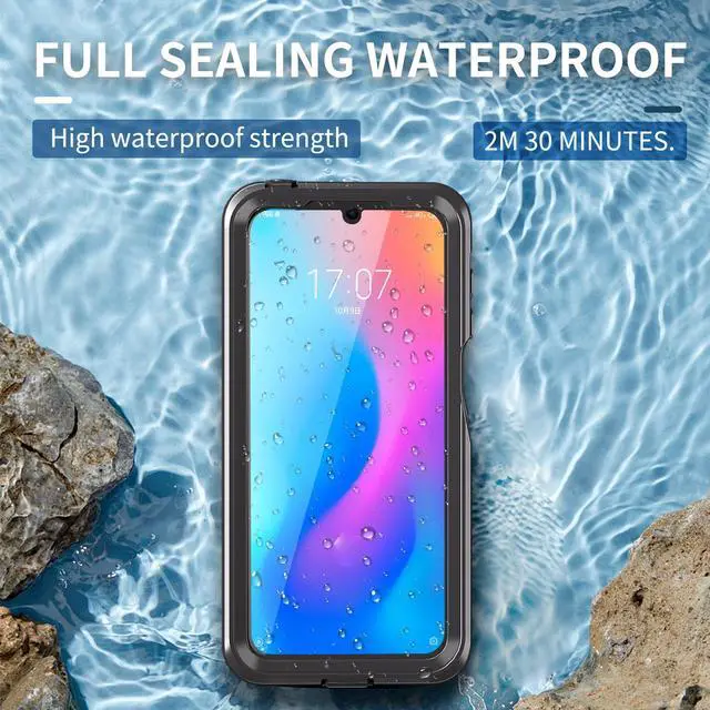 Alt view image 4 of 7 - BONAEVER for Motorola Moto G Play 4G 2024 Phone Case with Built-in Screen Protector Waterproof Case Rugged Underwater Dustproof Shockproof Drop Proof Protective Cover for Motorola G Play 4G 2024