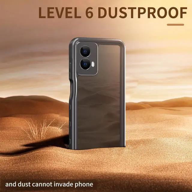 Alt view image 7 of 7 - BONAEVER for Motorola Moto G 5G 2024 / Moto G Play 5G 2024 Phone Case with Built-in Screen Protector Waterproof Case Rugged Underwater Duustproof Shockproof Drop Proof Protective Cover