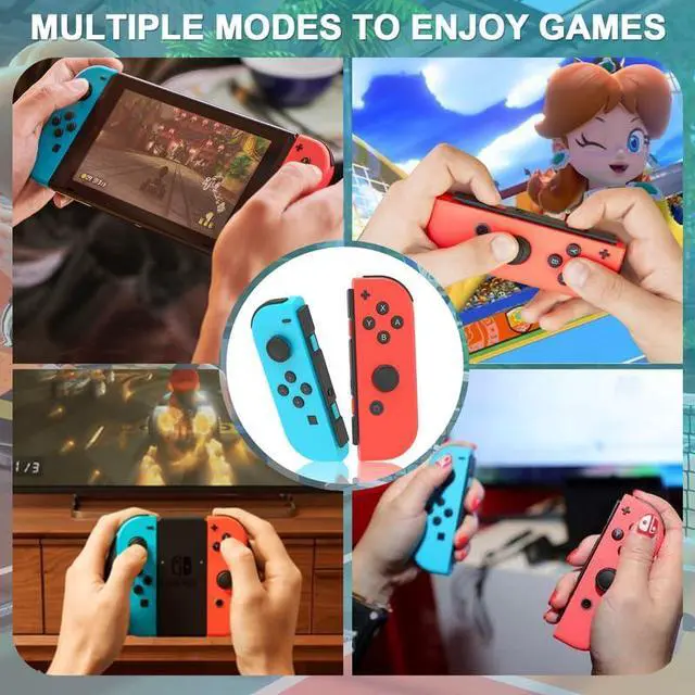 Alt view image 4 of 7 - BONAEVER Switch Joypads Control for Nintendo Switch Controller,Switch Controllers for Switch/OLED/Lite,L/R Switch Joypad Controller Support Dual Vibration/Wakeup Function/Motion Control,No NFC