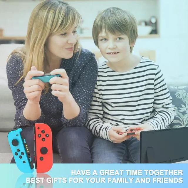 Alt view image 3 of 7 - BONAEVER Switch Joypads Control for Nintendo Switch Controller,Switch Controllers for Switch/OLED/Lite,L/R Switch Joypad Controller Support Dual Vibration/Wakeup Function/Motion Control,No NFC