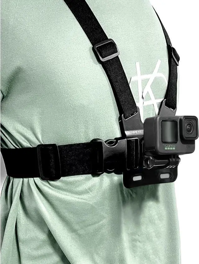 Alt view image 6 of 7 - BONAEVER Mobile Phone Chest Strap and Headband First-Person Perspective Shooting, POV/VLOG, Fishing and Cycling for All Mobile Phones / Gopro Hero 12 11 10 9 8 7 6 5 4 Session 3+ 3 2 1