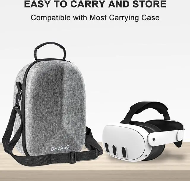 Alt view image 3 of 6 - BONAEVER Head Strap for Meta Quest 3, Comfort Adjustable Elite Strap Replacement Compatible with Oculus Quest 3, Soft Cushion VR Headset Accessories for Meta Quest 3, Enhanced Gaming Immersion White