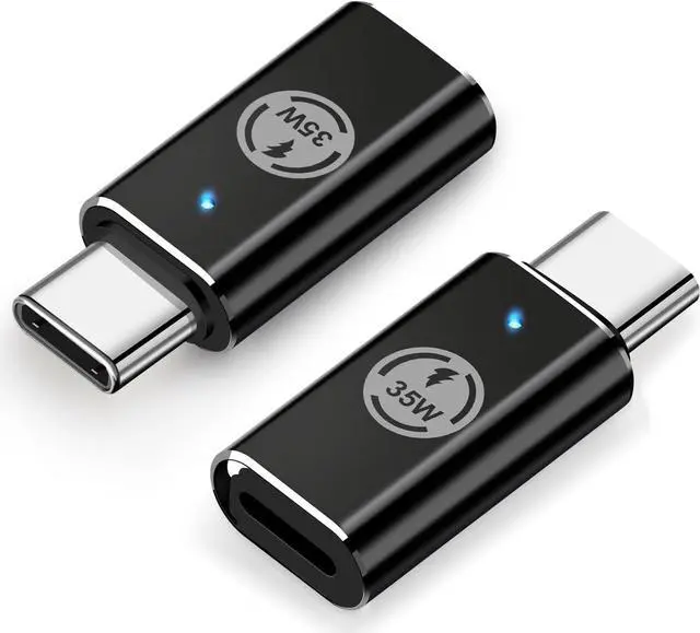 Main image of BONAEVER 2 Pack USB C Charging Adapter for iPhone 15 Series, Lighting (Female) to USB C (Male) Adapter, 35W PD USB Type C Converter for Galaxy S24 Ultra S23 Fe S22+, Z Flip 5, and More Type C Devices