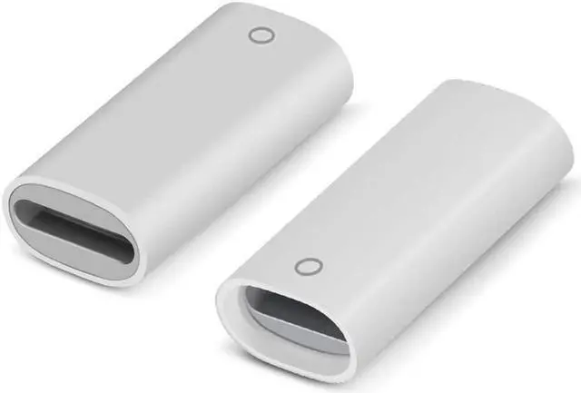 Main image of BONAEVER 2 Pack Adapter Compatible with Apple Pencil Adapter Female to Female Charging Adapters Lightning Cable Adapter for iPad Pro Apple Pencil