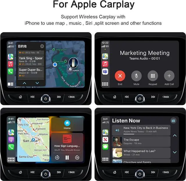 Alt view image 3 of 7 - Wireless CarPlay Adapter for iPhone, Upgrade Apple CarPlay Dongle for Car's Original Wired CarPlay, Convert Factory Wired to Wireless CarPlay, for Cars from 2015 & iPhone iOS 10+