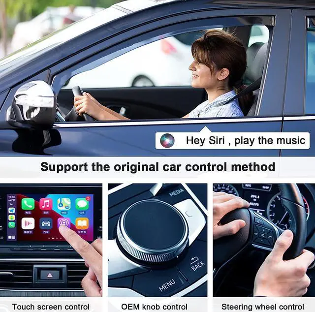 Alt view image 3 of 7 - Wireless CarPlay Adapter for iPhone, Upgrade Apple CarPlay Dongle for Car's Original Wired CarPlay, Convert Factory Wired to Wireless CarPlay, for Cars from 2015 & iPhone iOS 10+ Black