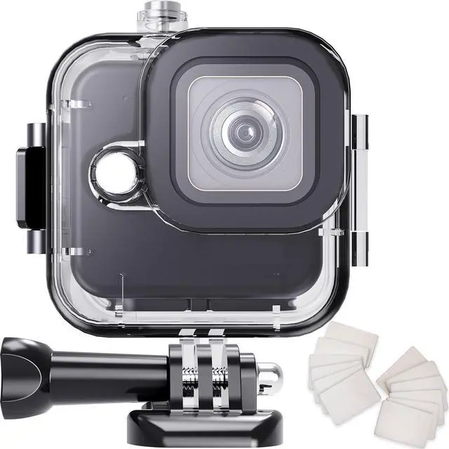 Main image of Waterproof Housing Case for GoPro Hero11 Black Mini, 169ft/60M Diving Protective Housing Shell for Hero 11 Mini Action Camera Underwater Dive Case with Mount Thumbscrew & 12PCS Anti-Fog Insert