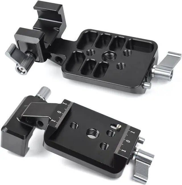 Alt view image 7 of 7 - Vertical Camera Mount for DJI RS 2 / RS 3 / RS 3 Pro Gimbal, Aluminum Vertical Shooting Mounting Plate for Social Media DJI Stabilizer Accessories